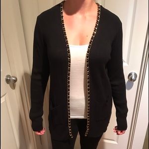 Chain-link Sweater Cardigan