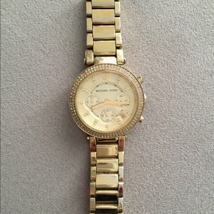 Michael Kors Parker Gold Tone Watch