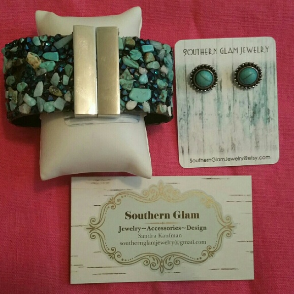 2 piece turquoise set
