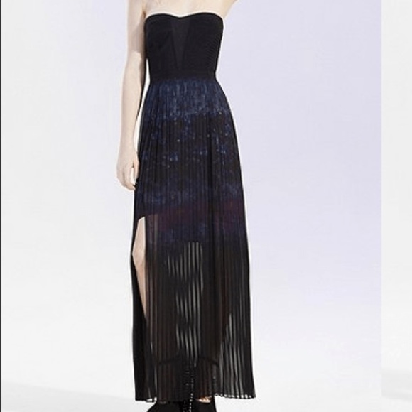 Brand New Silence + Noise Maxi Pleated dress