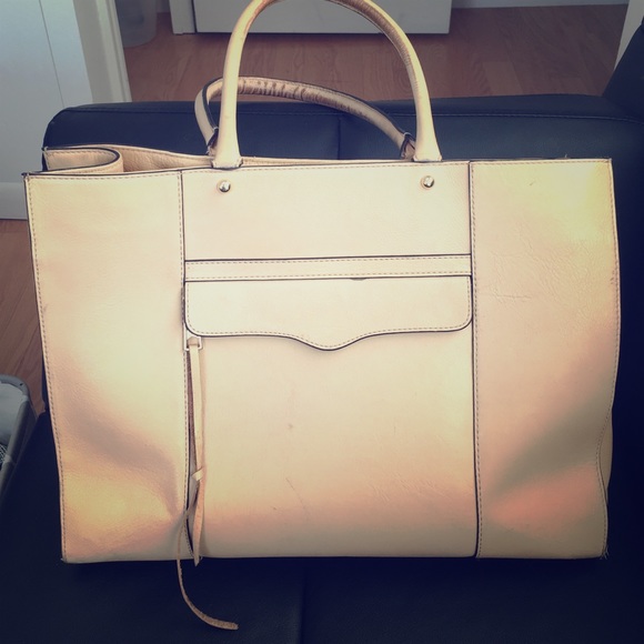 Nude colored Rebecca Minkoff tote!