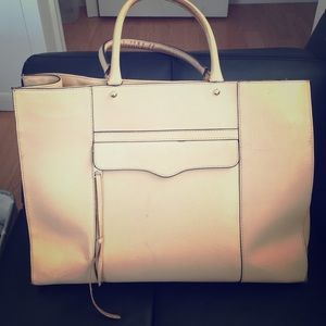 Nude colored Rebecca Minkoff tote!