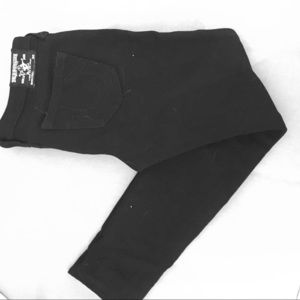 True religion black jegging pant
