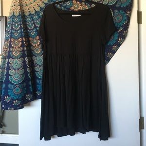 Black babydoll dress