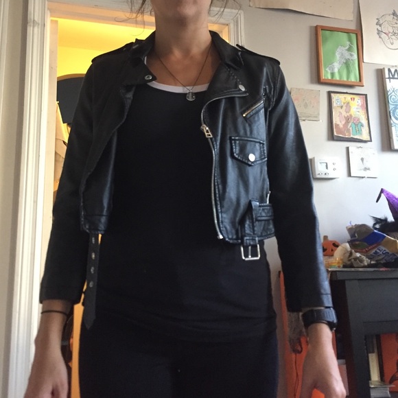 Black Pleather Jacket