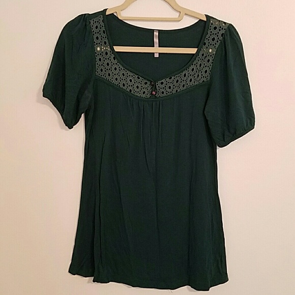 Deep Green Top