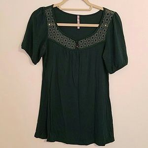Deep Green Top