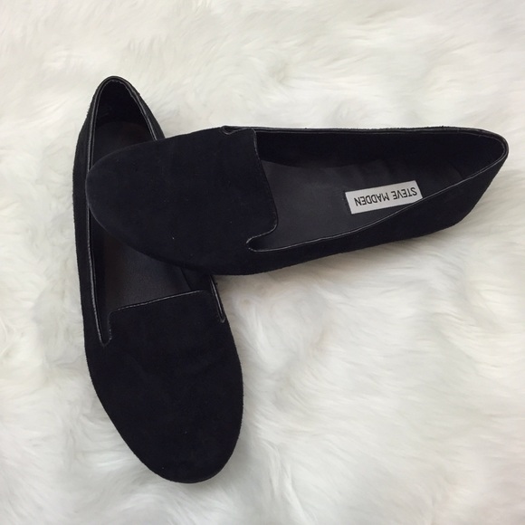 Steve Madden Shoes - 🔟STEVE MADDEN Black Suede Flats