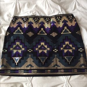 Express Sequence mini skirt