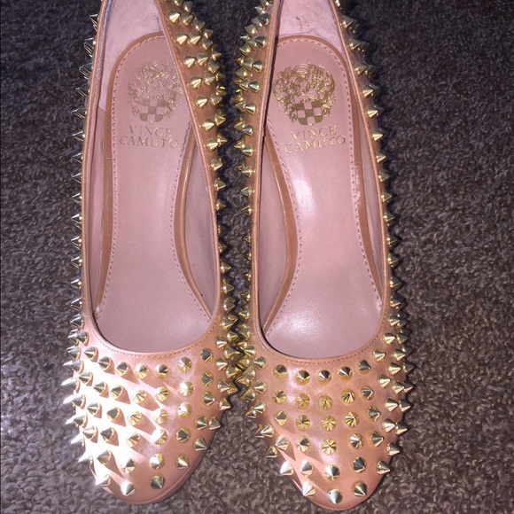 Vince Camuto Studded Platform Heels - Picture 1 of 4