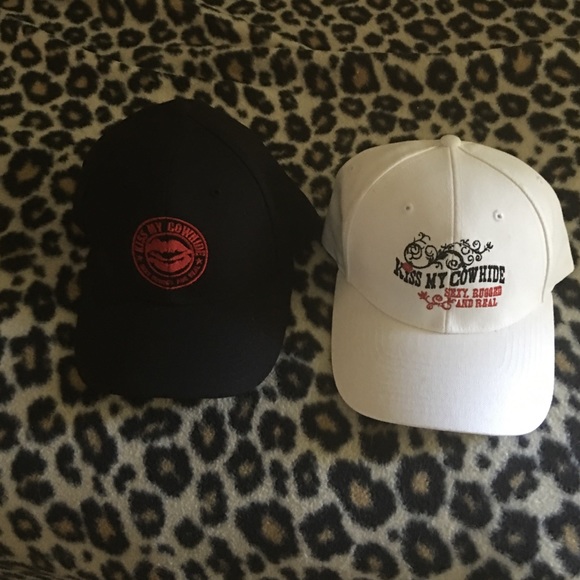 Kiss My Cowhide ball caps