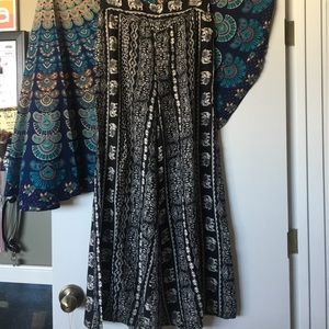 Flowy retro elephant pants