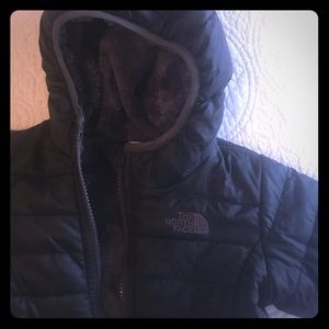 Infants north face reversible winter jacket.