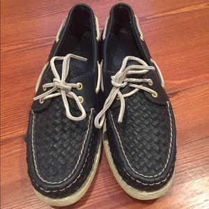 Women's A/O Woven Boat Shoes Size 11