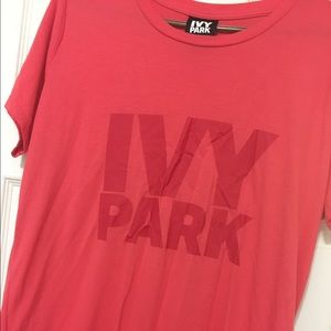 Ivy Park Logo Crewneck Tee (Coral)