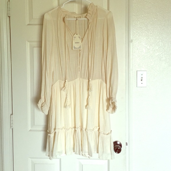 Beautiful sheer top peasant dress