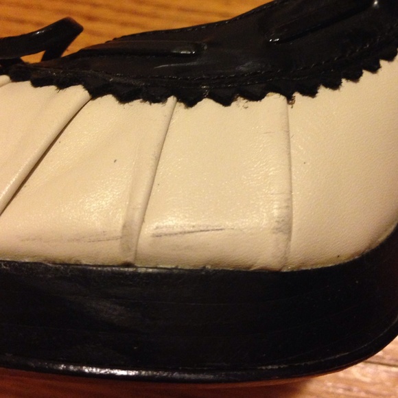 Bebe Capri Peep Toe Stiletto Heels, Size 7 - Picture 2 of 8