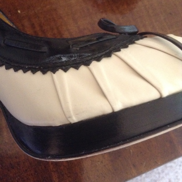 Bebe Capri Peep Toe Stiletto Heels, Size 7 - Picture 3 of 8