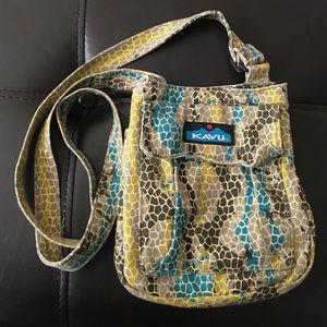 Kavu safari design crossbody purse/bag