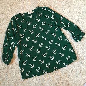 Every Green Anchor Top