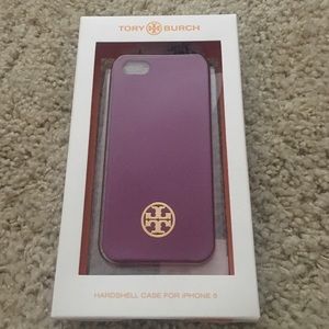 NWT Tory Burch purple iPhone 5 case