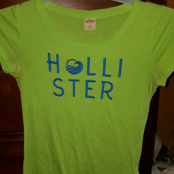 Green hollister shirt