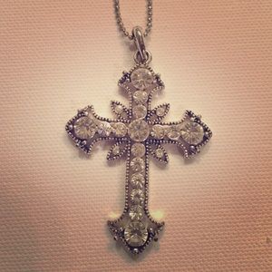 Beautiful Sterling Silver Cross Neckless