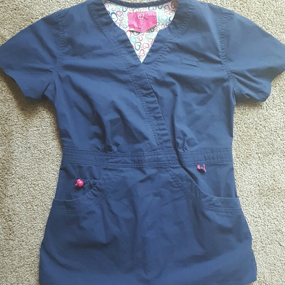 Life Is Peachy scrub top