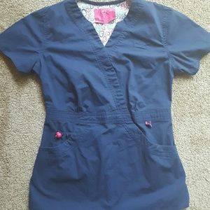 Life Is Peachy scrub top