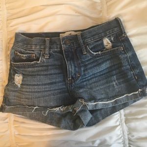 hollister high waisted shorts