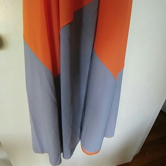 NWOT BEAUTIFUL SHEER LINED CHIFFON MAXI DRESS - Picture 5 of 8