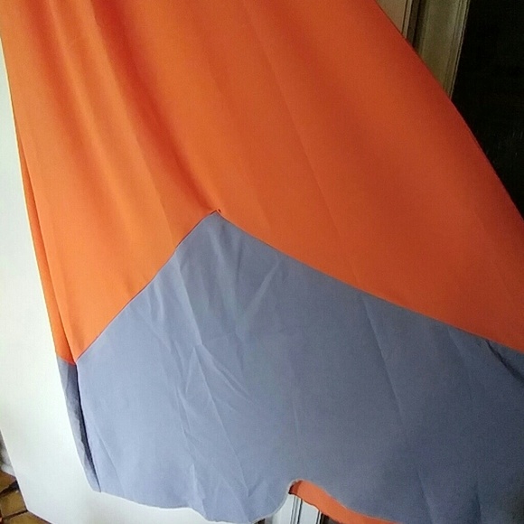 NWOT BEAUTIFUL SHEER LINED CHIFFON MAXI DRESS - Picture 4 of 8