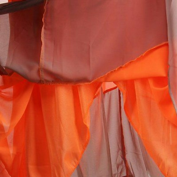 NWOT BEAUTIFUL SHEER LINED CHIFFON MAXI DRESS - Picture 7 of 8