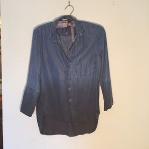Cloth and Stone chambray denim top, xs, EUC