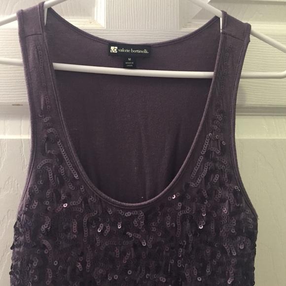 Valerie Bertinelli sequin tank. Great condition. M - Picture 2 of 2