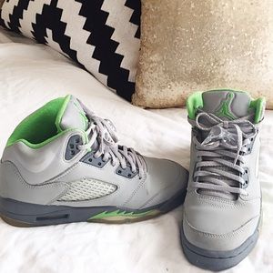 Air Jordan Retro 5- Green Beans