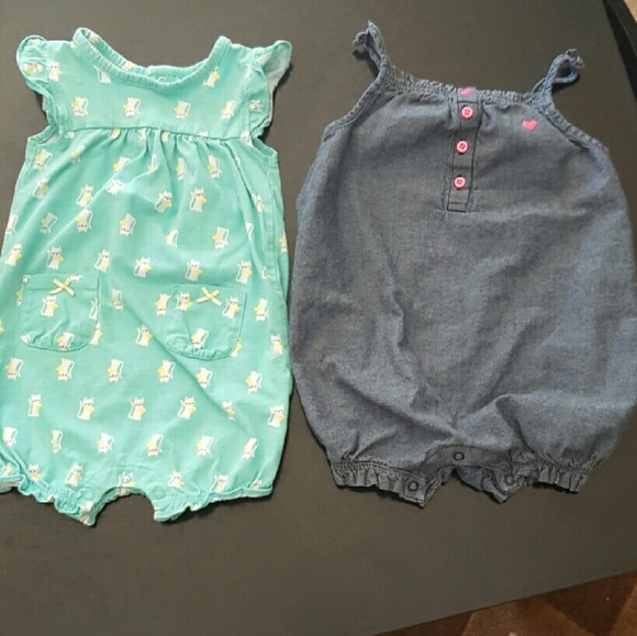 2 pack Rompers