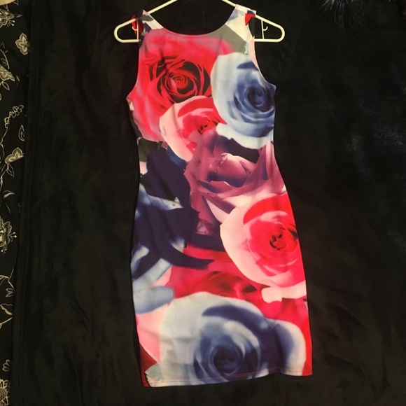 floral mini dress