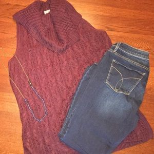 Sleeveless sweater