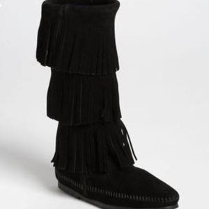 Minnetonka Fringe Boots