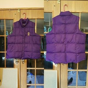 Lands end sz 2x women's down puffer vest