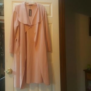 Plus size duster jacket SZ 16 trench style jacket