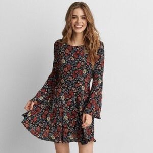 American Eagle Bell Sleeves Dress
