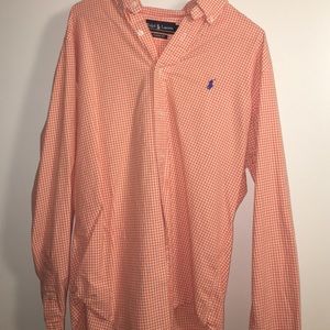 Plaid button up Ralph Lauren