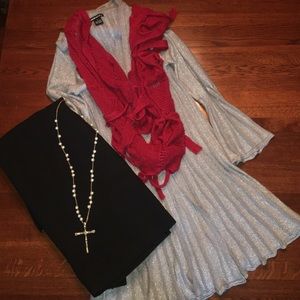 Long cardigan sweater