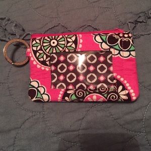 Zippered ID Key Chain