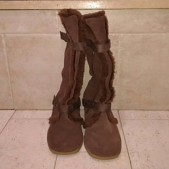 Suede wedge boots - worn a few times - Picture 2 of 4