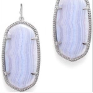 Kendra Scott blue Agate Danielle Earrings