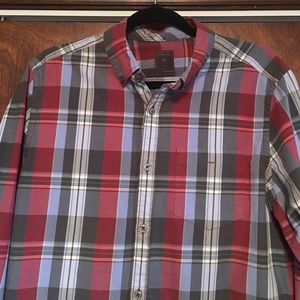 GAP Long Sleeve Plaid Button Down Shirt