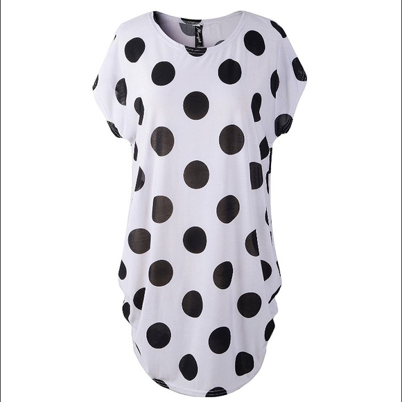 Silky Polka Dot Top